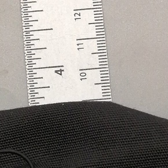 Tanzmuster Girls Ballet Shoe Black Flat w/Elastic Opening Cross Instep Straps 34 - Picture 6 of 9